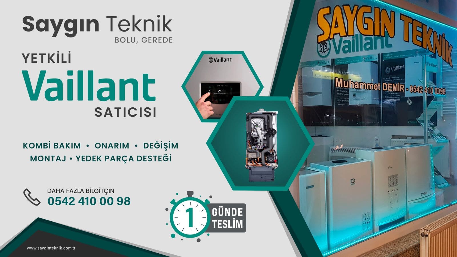 Bolu, Gerede'de Vaillant Kombi Yetkili Satıcısı ve Servisi - Saygın Teknik